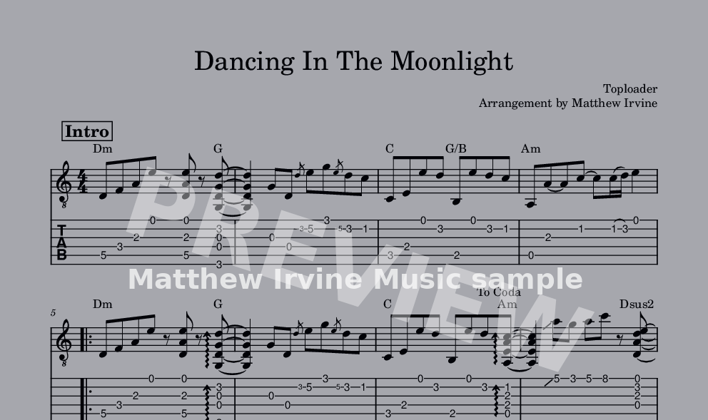 Dancing In The Moonlight preview